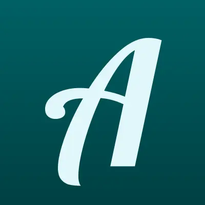 Альмадент, стоматологическая клиника, лого-визитка
